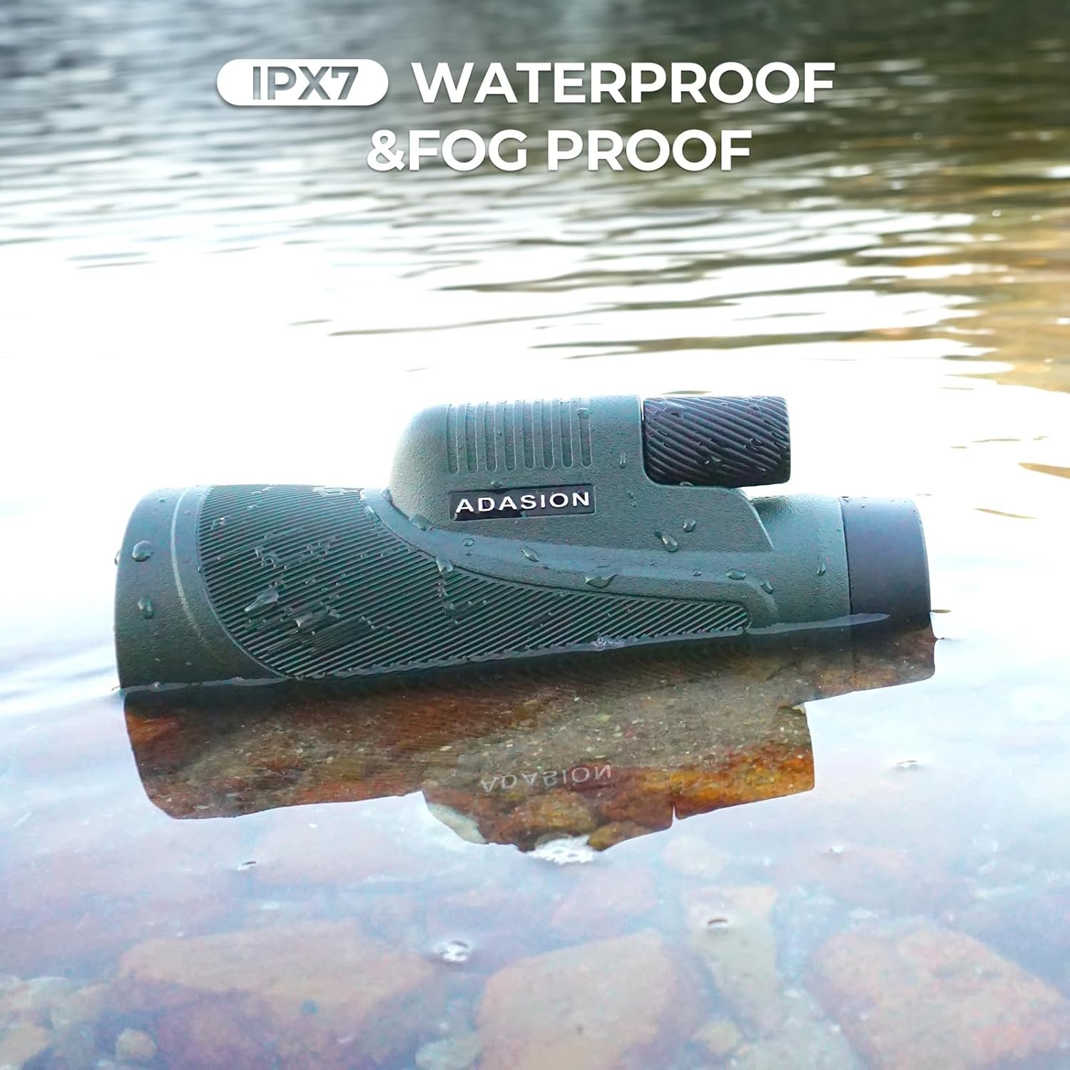 12x56 HD Monocular Telescope High Powered for Adults with Smartphone Adapter, High Powered Monocular Scope with Clear Low Light Vision for Star Watching, Bird Watching, Hiking,...