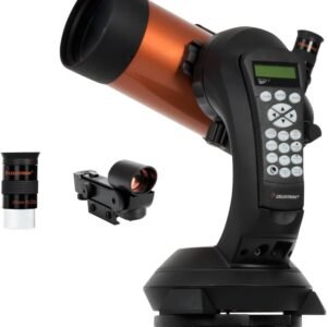 Celestron NexStar 4SE Computerized Telescope – 4-Inch Maksutov-Cassegrain Optical Tube – Fully Automated GoTo Mount with SkyAlign – Ideal for Beginners and Advanced Users –...