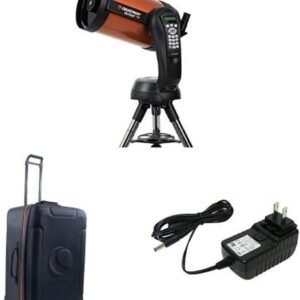 Celestron NexStar 8 SE Telescope with 8/9.25/11-Inch Optical Tube (94004) and 18778 AC Adapter (Black)