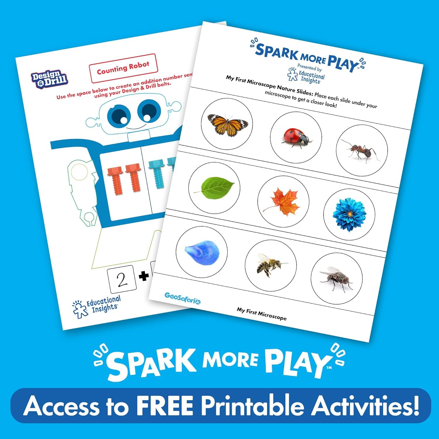 Educational Insights GeoSafari Jr. My First Telescope - Mini Telescope for Kids, Toddler Space Toy, Beginner STEM Learning, Science Gifts for Boys & Girls Ages 4+