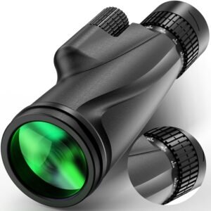 Monocular Telescope 80 x 100 High Powered Monoculars for Adults with Tripod, Monocular for Smartphone Suitable for Bird Watching Larger Vision Monoculars for Adults with BAK4...