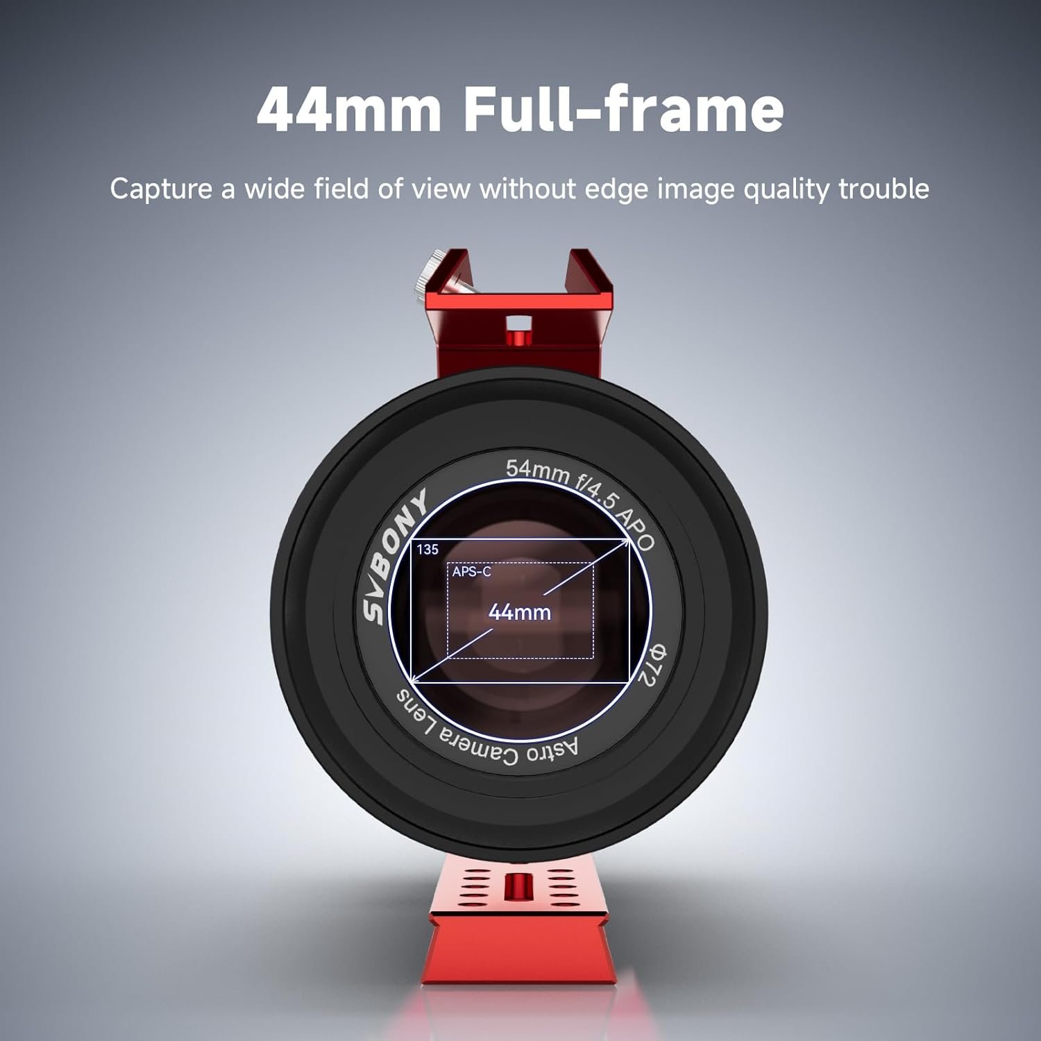 SVBONY SV555 Telescope-New Upgrade, Precision Focus Zero Compromise, Astrophotography Telescope 54mm APO Refractor SLR Camera Lens, 44mm Full Frame, F4.5 to F22 Variable...