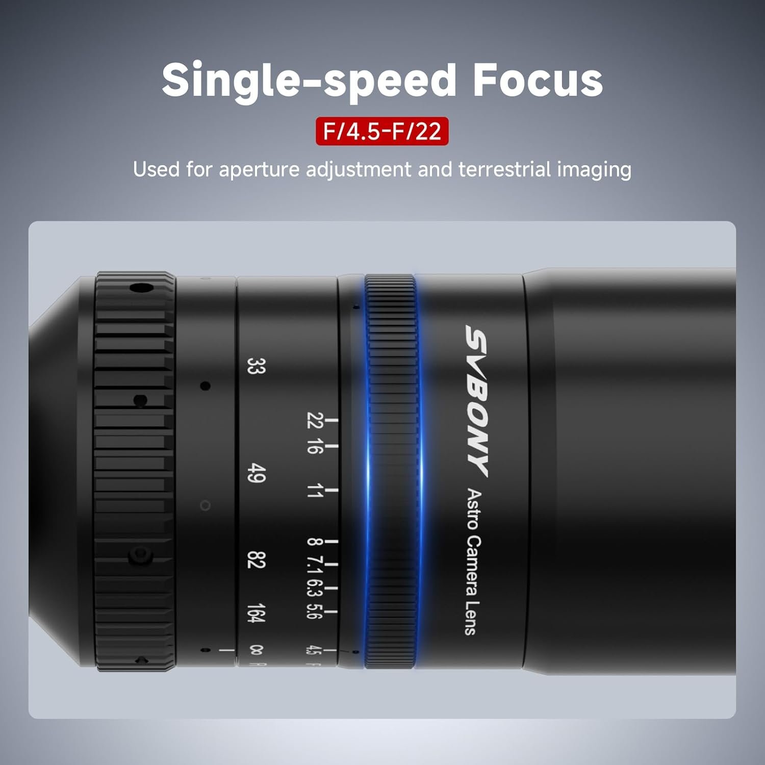 SVBONY SV555 Telescope-New Upgrade, Precision Focus Zero Compromise, Astrophotography Telescope 54mm APO Refractor SLR Camera Lens, 44mm Full Frame, F4.5 to F22 Variable...