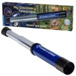 Thames & Kosmos My Discovery Telescope | Refracting Telescope with 12x Magnification | Compact & Portable for Land & Night Sky Observations | See The Moon, Planets, Wild Animals...